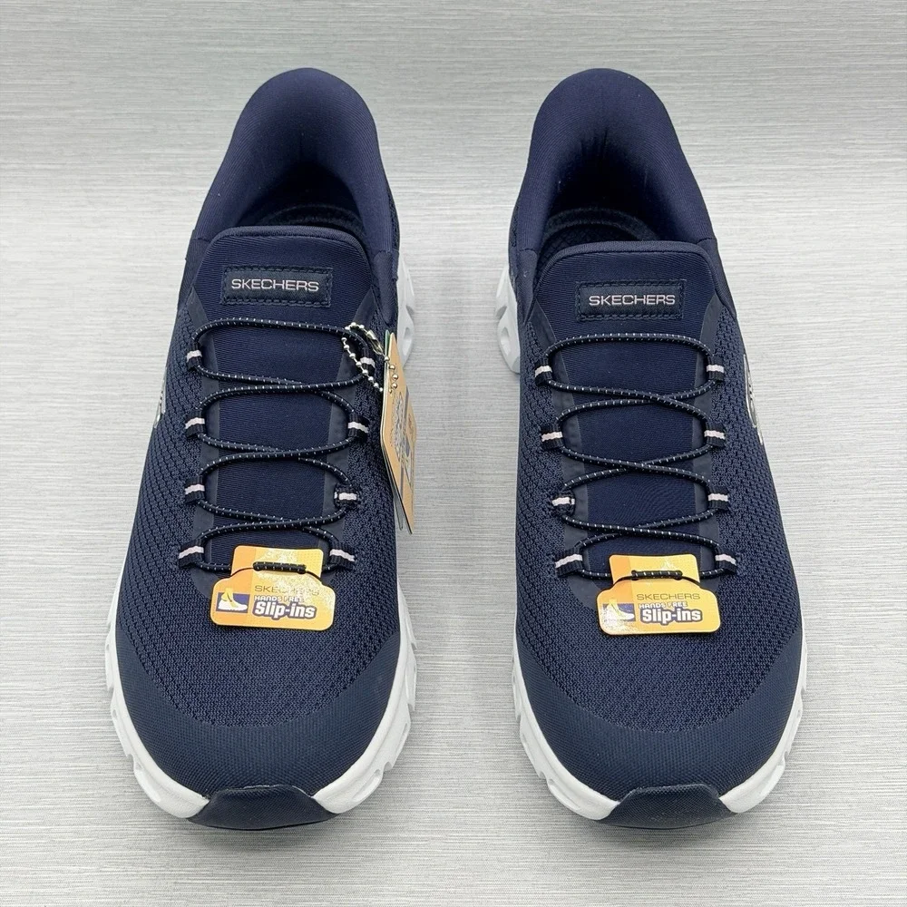 Skechers Glide Step Sneakers Women's 9 Blue Lightweight Navy Walking 104547